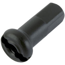 Nippel Messing 12mm schwarz 2,0mm, 100 Stk.