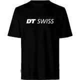 DT Swiss Kurzarm T-Shirt Herren Classic Logo Schwarz