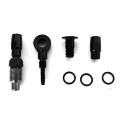 Leitungsanschlussset Für Kevlar Leitung, schwarz, M8x0.75 & Banjo 5mm