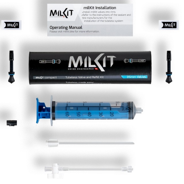 milKit Tubeless Ventilsystem Kit Compact