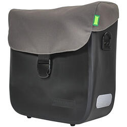Gepäckträgertasche Tommy 31.5 x 13.5 x 33cm, schwarz-grau