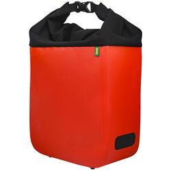 Gepäckträgertasche Donna 31.5 x 13.5 x 33cm, orange/schwarz