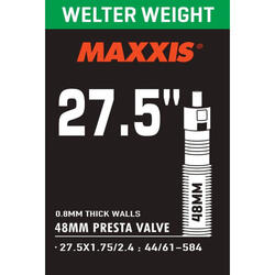 chambre à air Welter Weight Presta 27.5x1.75-2.40 44/61-584, valve 48mm