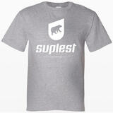 Suplest T-Shirt Manches Courtes Homme Logo Grey