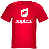 Suplest Kurzarm T-Shirt Herren Logo Red