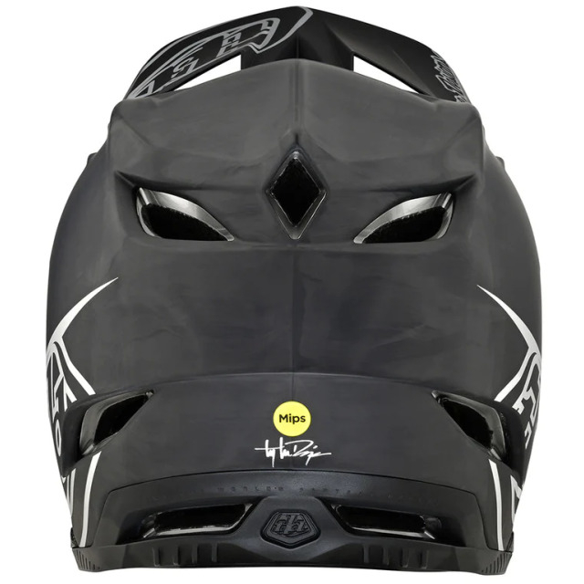 Troy Lee Designs Helm D4 Carbon mit Mips Stealth Black Silver V2