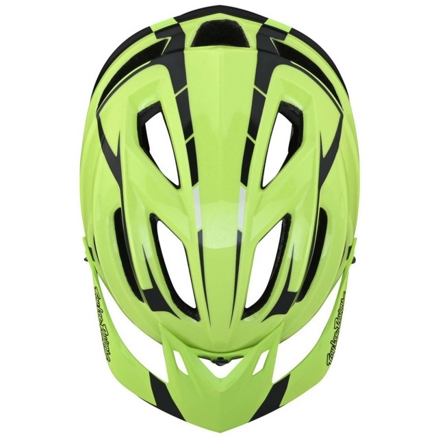 Troy Lee Designs Helm A2 mit Mips Silver Green Gray