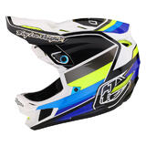 Troy Lee Designs Helm D4 Composite mit Mips Reverb White Blue 2023