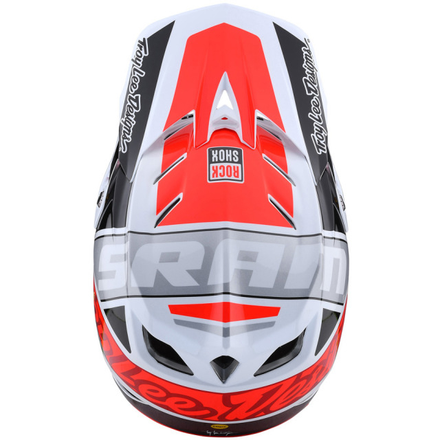 Troy Lee Designs Helm D4 Composite mit Mips Team Sram White Glo Red