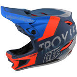 Troy Lee Designs Helm D4 Composite mit Mips Qualifier Slate Red