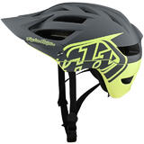 Troy Lee Designs Helm A1 mit Mips Classic Gray Yellow