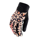 Troy Lee Designs Gants à doigts longs pour femmes Doigts Luxe Leopard Bronze