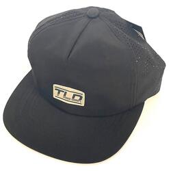 TLD Unstructured Snapback Hat Men One Size Speed Logo Carbon